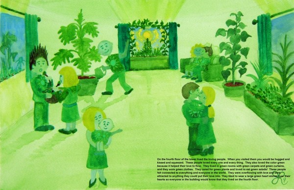 The Rainbow Tower Page 4 - Green Floor