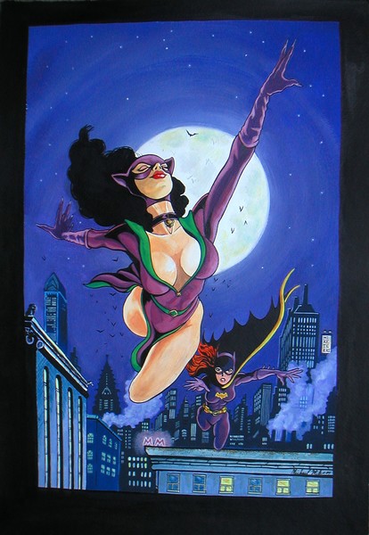 Silver Age Catwoman and Batgirl