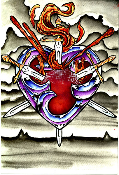 Three of Swords, My Business Card
