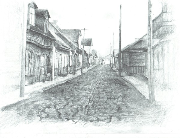 Kovno-Kaunas street scene