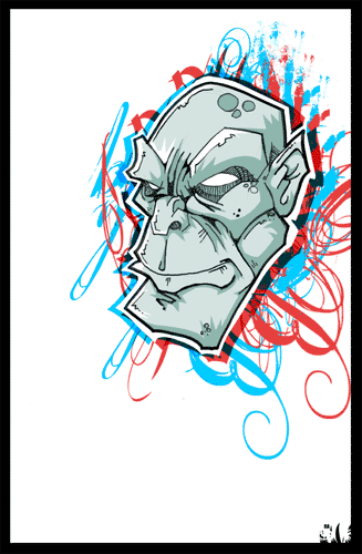 the face