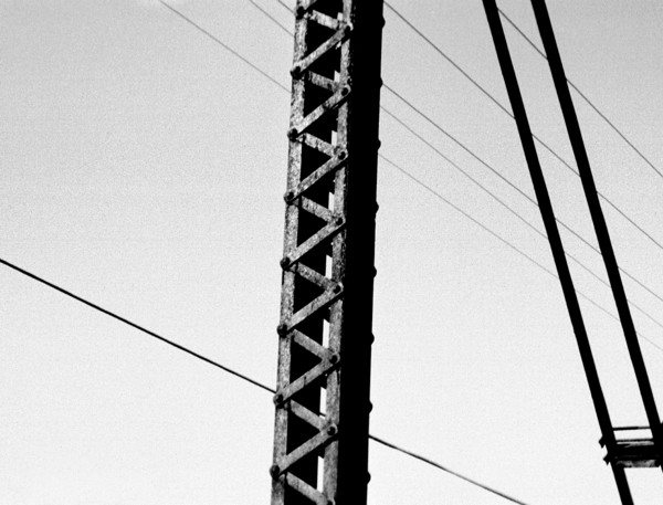 View Off A Bridge And Wire