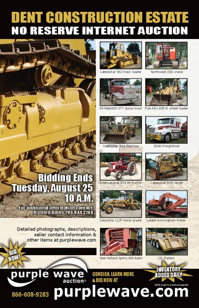 Dent Construction Auction Flier