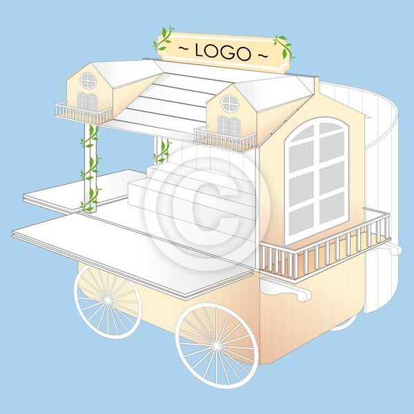 Mall pushcart