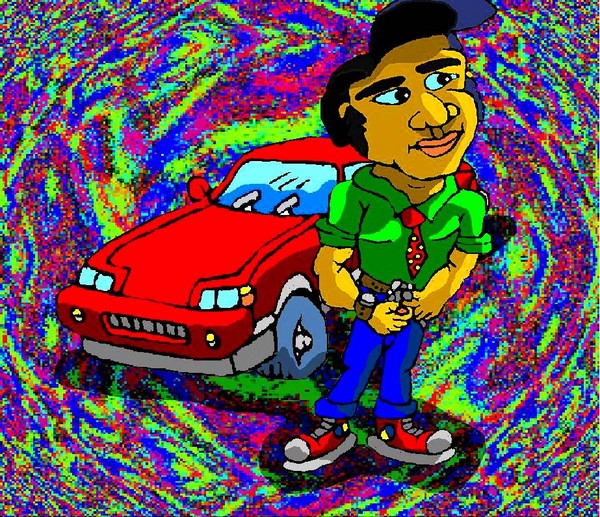 My Friend Bali and His Car