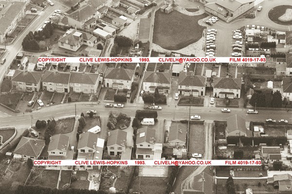 Aerial photo Spring Hill,Kingswood, Bristol,Avon.