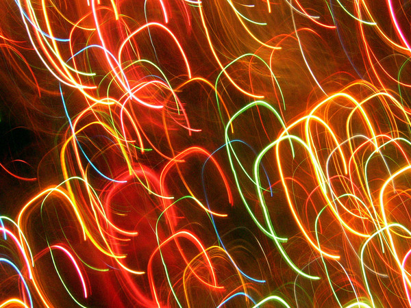 ABSTRACT CHRISTMAS LIGHTS