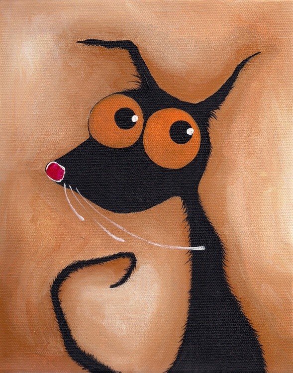 Stressie Cat portrait