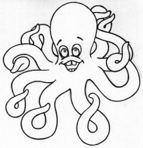 Octopus cartoon