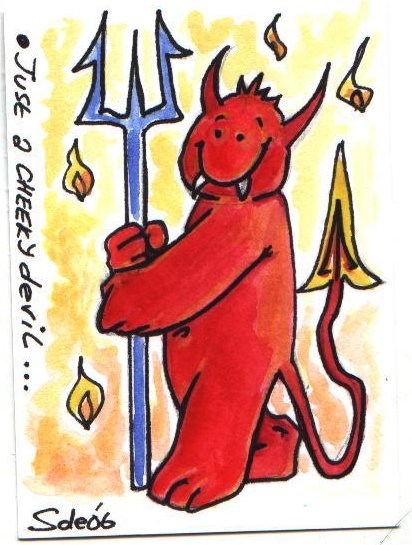 Just A Cheeky Devil