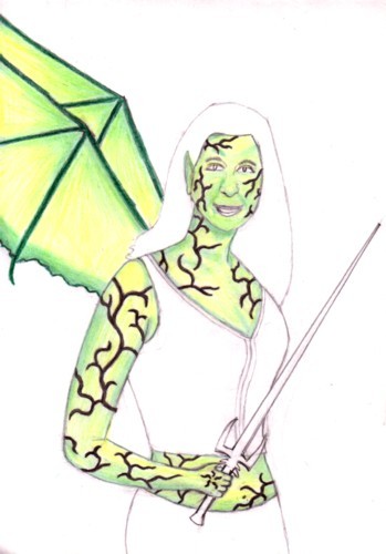 Fantasy Self-Portrait (Work In Progress)