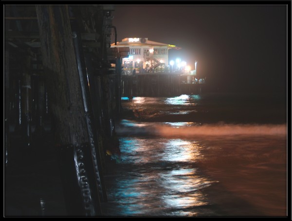 Santa Monica Pier from Sea Level