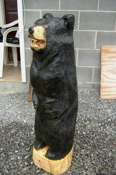 Standing Black Bear