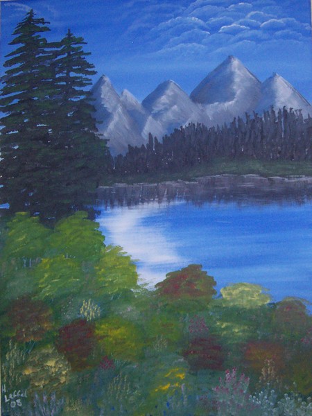 mountains in the distance