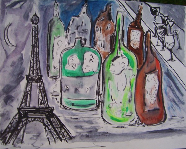 bottle #7/ the night bottles got drunk