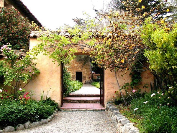 Cemetary Entrance -Carmel Mission Basilica