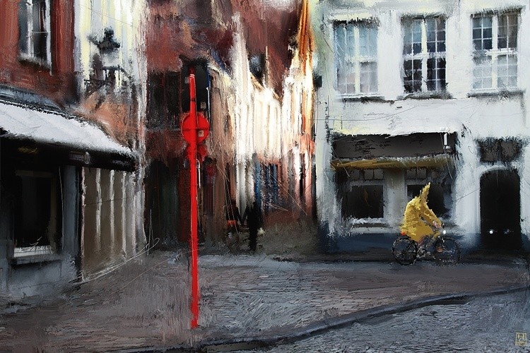 yellow hood