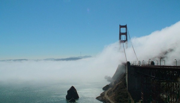 San Francisco Gold Gate Fog