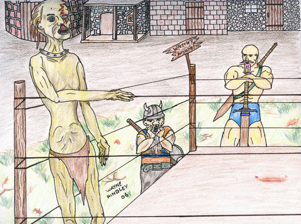 Zombie wrestler