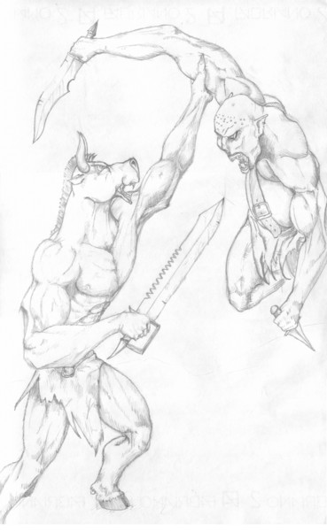 Fight scene