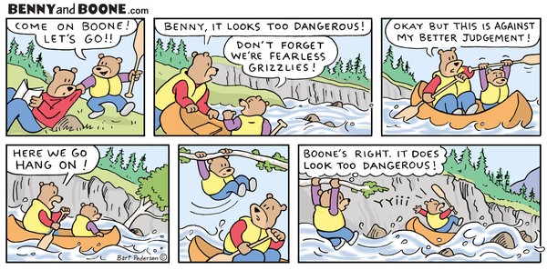Cartoon Bear Danger