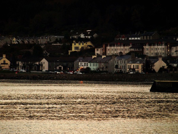 evening Irish coastline 