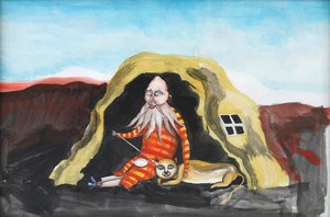 Variation on St Jerome by Fergus Hall