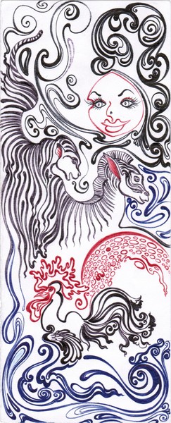 zebra-tiger-girl-sun-rooster-miniature