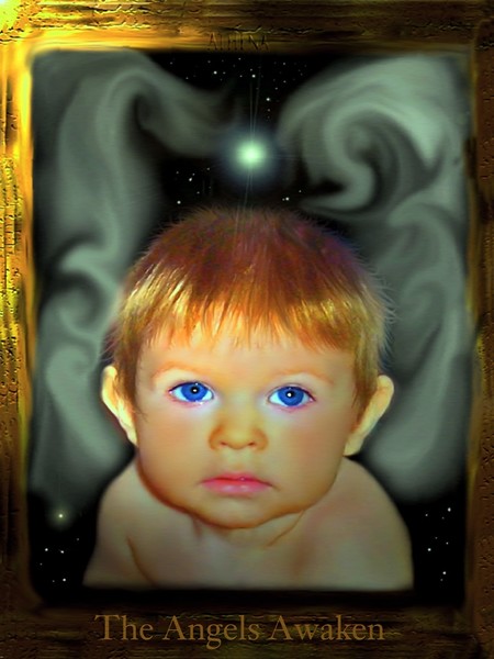 The angel of eternity poster/book display