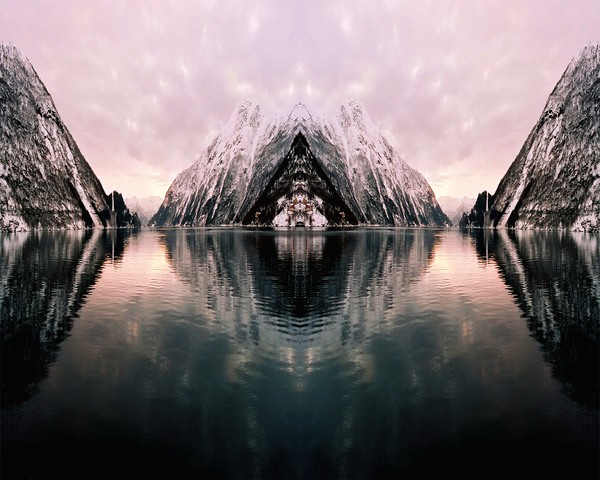 Norwegian Fjord Abstract