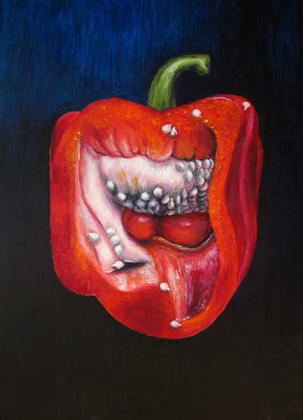 Pepper original oil painting