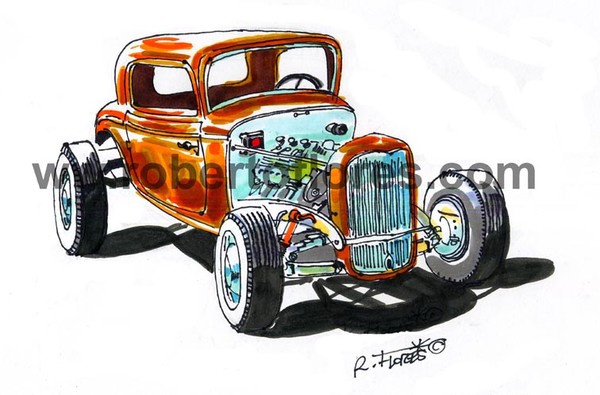 Hot-rod quick sketch