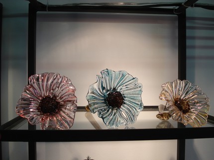 Glass Flowers with Stem