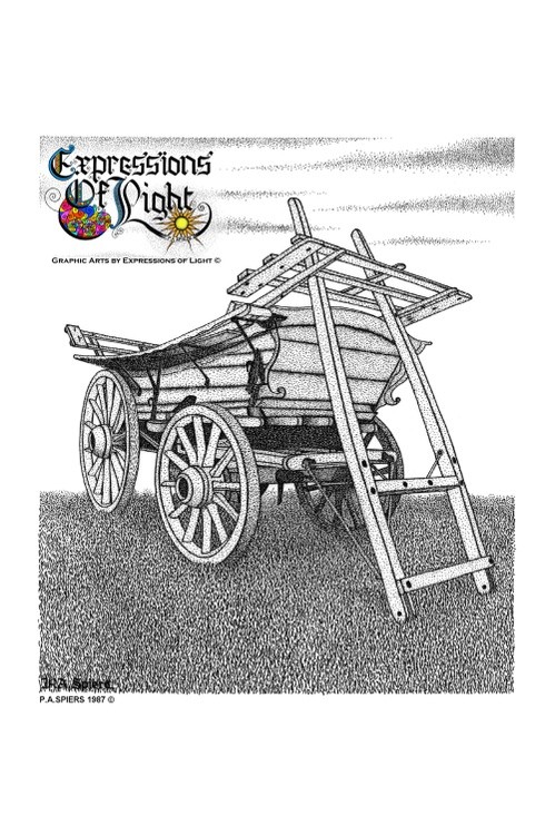 ExpoLight-Graphic-Arts-Hay-Wagon-1987-0001 (Pen-&-Ink-Mono-SP)