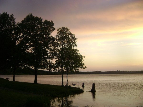 Setting Sun @ Lake Bloomington,IL