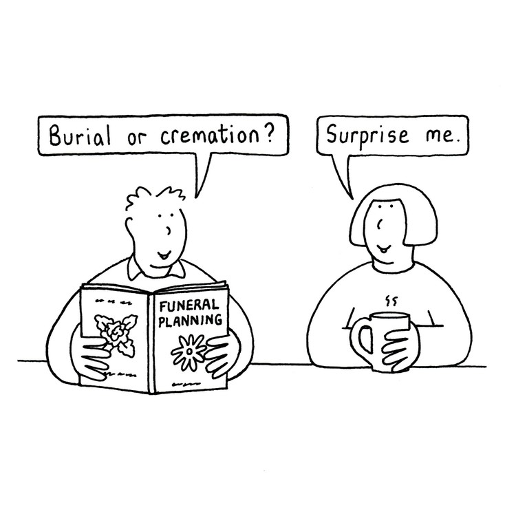 Burial or cremation