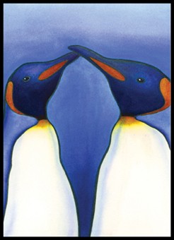 King Penguins crossing