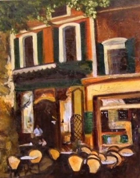 Sidewalk Cafe in French Village 