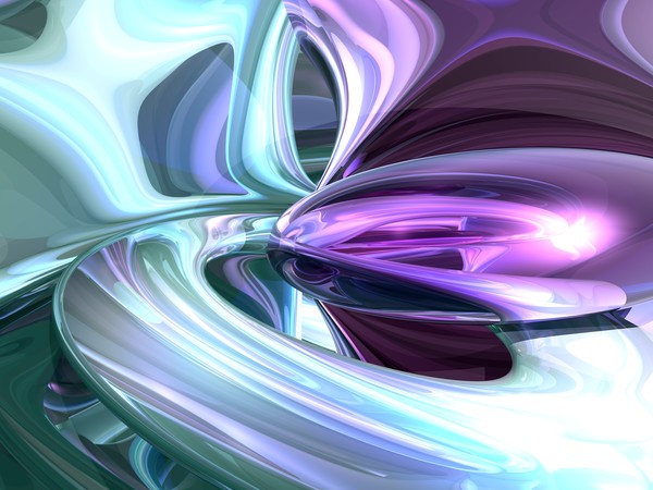 Grapes and Cream Abstract