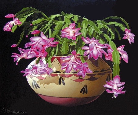Christmas Cactus by K Henderson