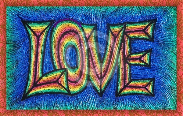 Triangle Love  28 x 44