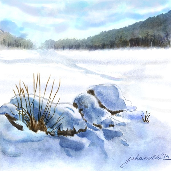 A Winter Study in Blues