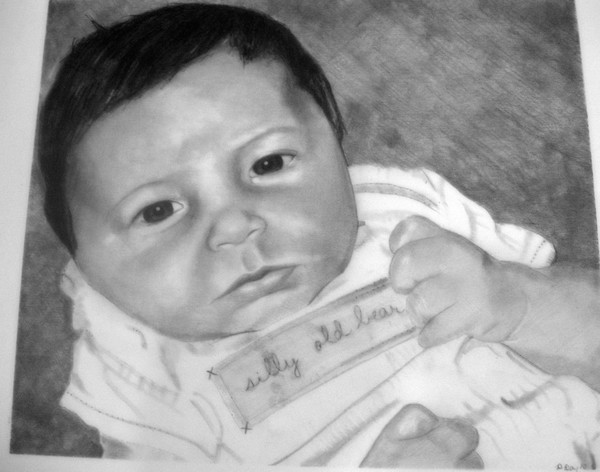 graphite ,11x14 , December