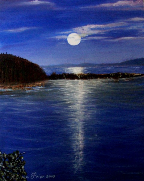 Moon Over Triton, Newfoundland
