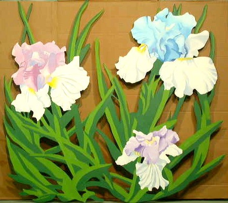Die-Cut Blue Iris