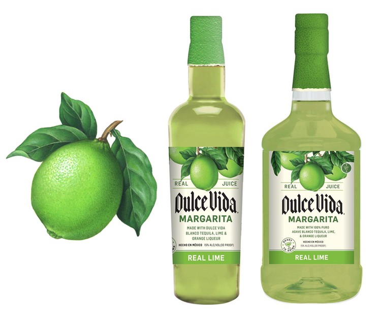 Lime Illustration for Dolce Vida Margaritas