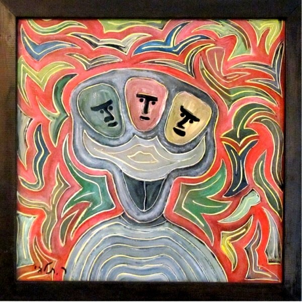 three faces