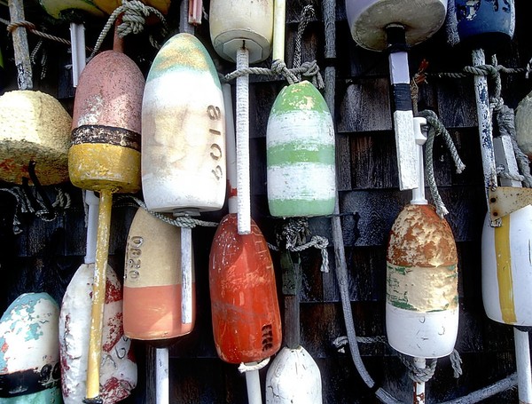 Lobster Bouys - Rock Harbor, Orleans, MA