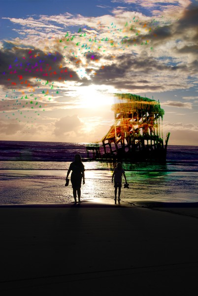 Rainbow Silhouette