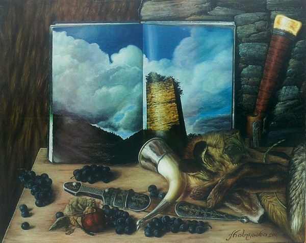 still life.oil on canvas.40x50 cm